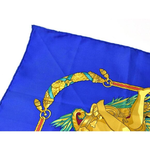 HERMES Silk Scarf 90 Hommage A Charles Garnier Architecte De L'Opera De Paris - Picture 9 of 9